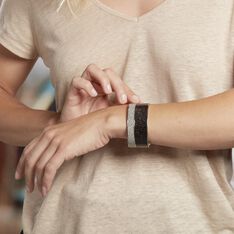 Bracelet Jonc Marie-adelaide Acier Blanc - Bracelets jonc Femme | Marc Orian