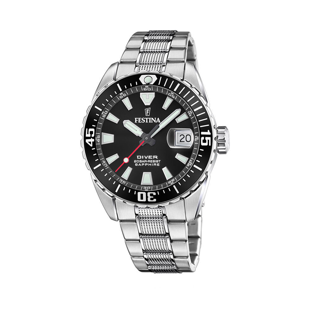 Montre Festina The Originals/diver Noir - Montres &eacute;tanches Homme | Marc Orian