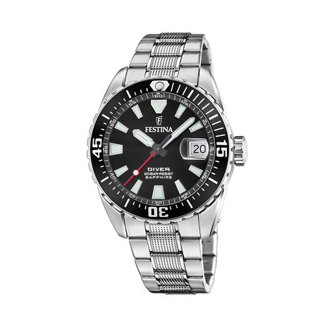 Montre Festina The Originals/diver Noir - Montres &eacute;tanches Homme | Marc Orian