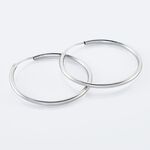 Cr&eacute;oles Argent Blanc Olympia - Cr&eacute;oles Femme | Marc Orian