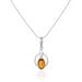 Collier Argent Blanc Anne-therese Ambre - Colliers avec pierres Femme | Marc Orian
