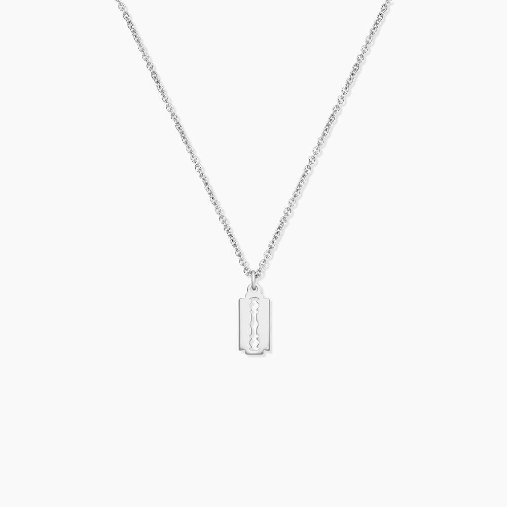 Collier Loan Argent Blanc - Colliers fantaisie Homme | Marc Orian