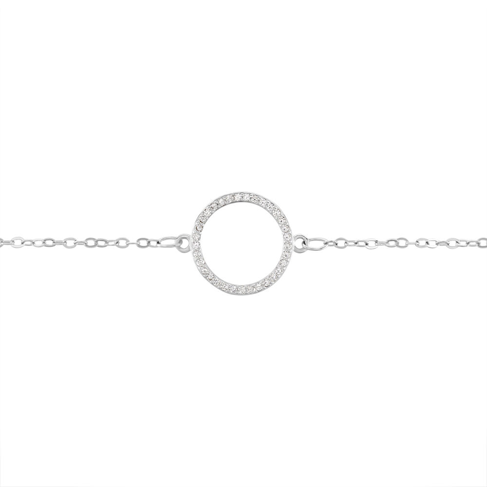 Bracelet Grâces Argent Blanc Oxyde De Zirconium - Bracelets chaînes Femme | Marc Orian