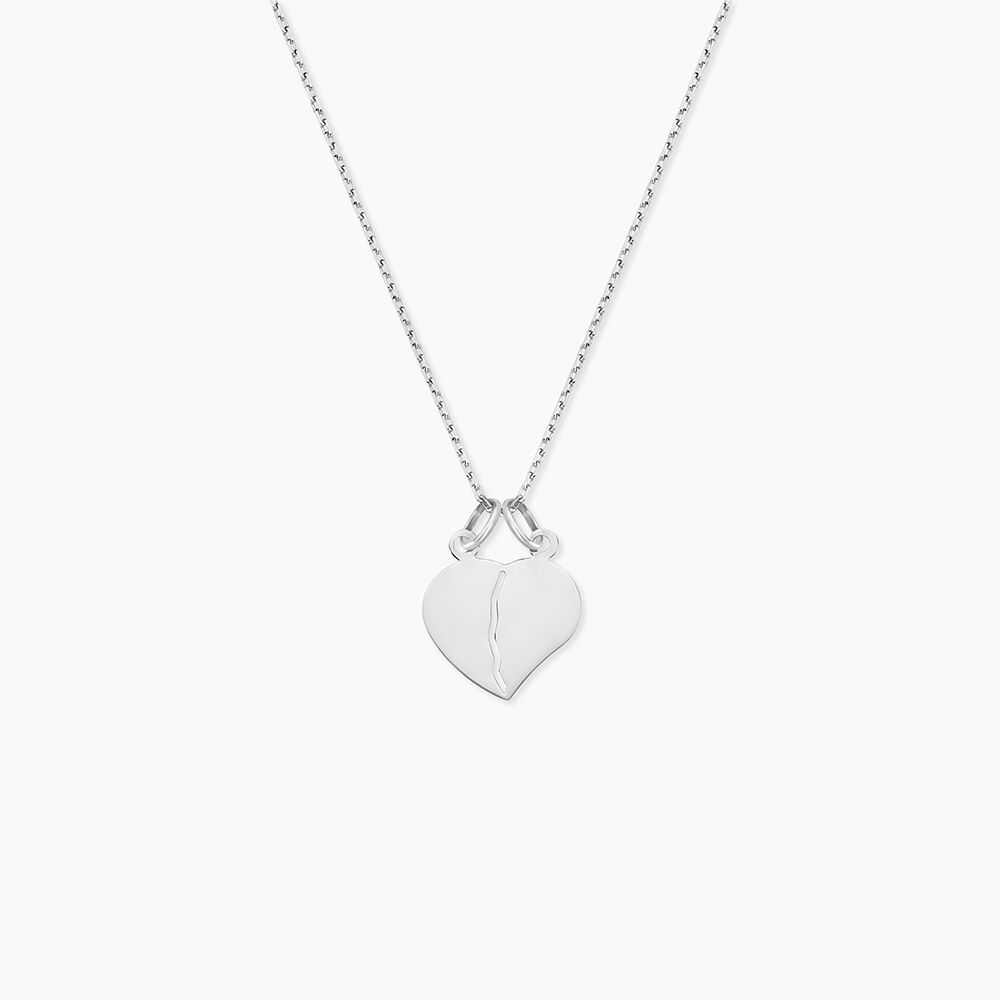 Pendentif Eudocie Or Blanc - Bijoux personnalis&eacute;s Famille | Marc Orian