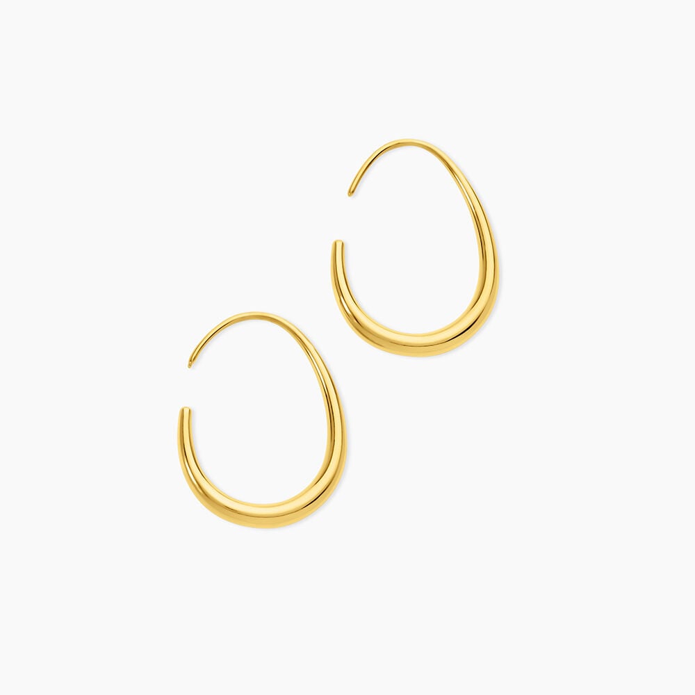 Boucles D'Oreilles Pendantes Henrietta Acier Dor&eacute; - Pendantes Femme | Marc Orian