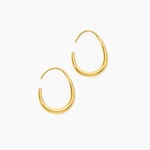Boucles D'Oreilles Pendantes Henrietta Acier Dor&eacute; - Pendantes Femme | Marc Orian