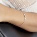 Bracelet Bartoumieu Argent Blanc Oxyde De Zirconium - Bracelets fantaisie Femme | Marc Orian
