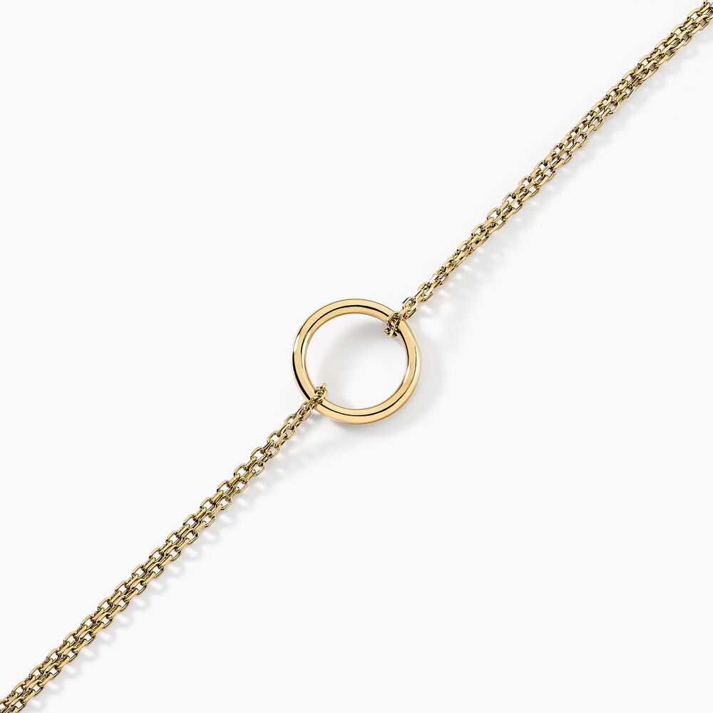 Bracelet Eva Acier Jaune - Bracelets chaînes Femme | Marc Orian