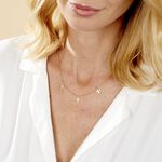 Collier Fatos Plaqu&eacute; Or Jaune Oxyde De Zirconium - Colliers avec pierres Femme | Marc Orian