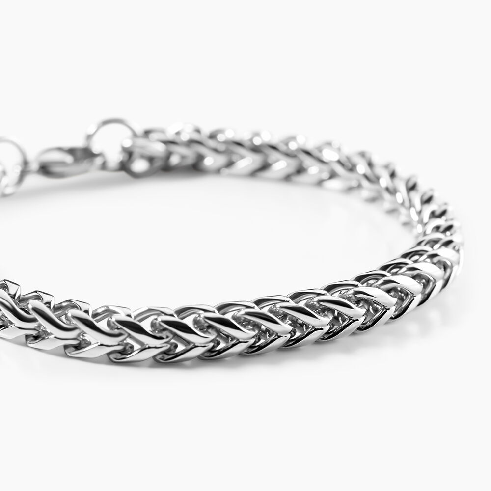 Bracelet Phebus Him Acier Blanc - Bracelets cha&icirc;nes Homme | Marc Orian