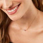 Collier Florelys Or Jaune Am&eacute;thyste Oxyde De Zirconium - Colliers avec pierres Femme | Marc Orian