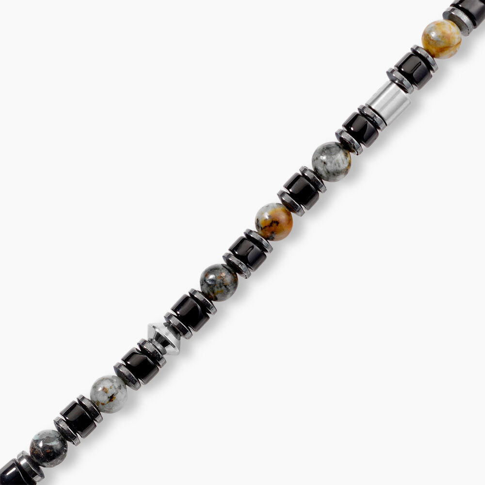Bracelet Naturel Autres Vert H&eacute;matite Agate Turquoise - Bracelets cha&icirc;nes Homme | Marc Orian