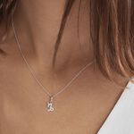 Collier Astra Argent Blanc Oxyde De Zirconium - Colliers avec pierres Femme | Marc Orian