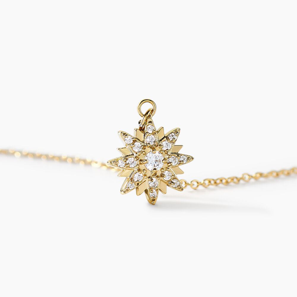Collier Aurore Acier Jaune Oxyde De Zirconium - Colliers avec pierres Femme | Marc Orian