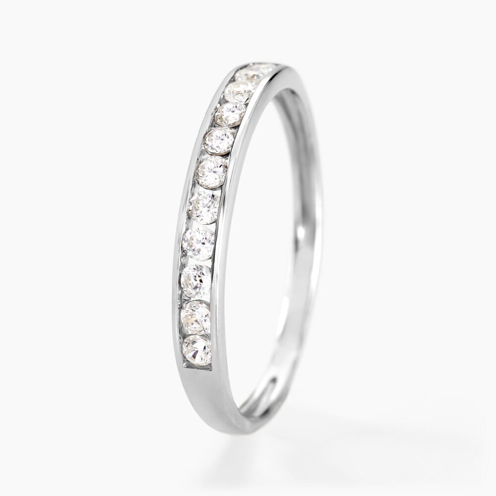 Alliance Davila Or Blanc Oxyde De Zirconium - Alliances duo Femme | Marc Orian