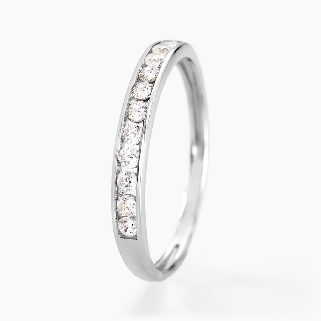 Alliance Davila Or Blanc Oxyde De Zirconium - Alliances duo Femme | Marc Orian