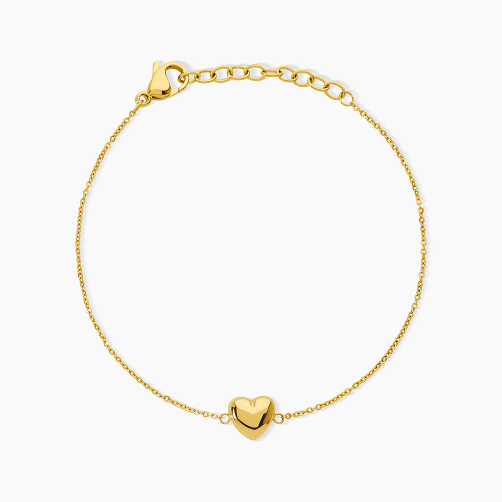 Bracelet Naiara Acier Jaune - Bracelets cha&icirc;nes Femme | Marc Orian