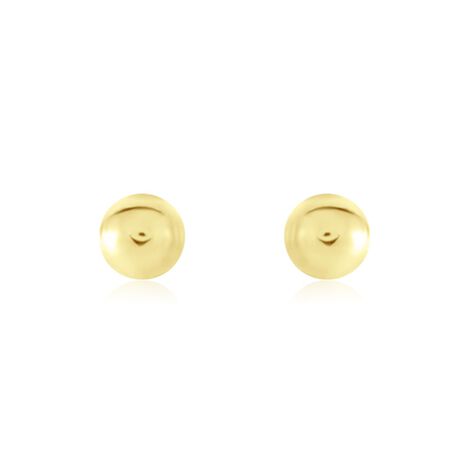 Boucles D'oreilles Puces Or Jaune Fidelia - Puces Famille | Marc Orian