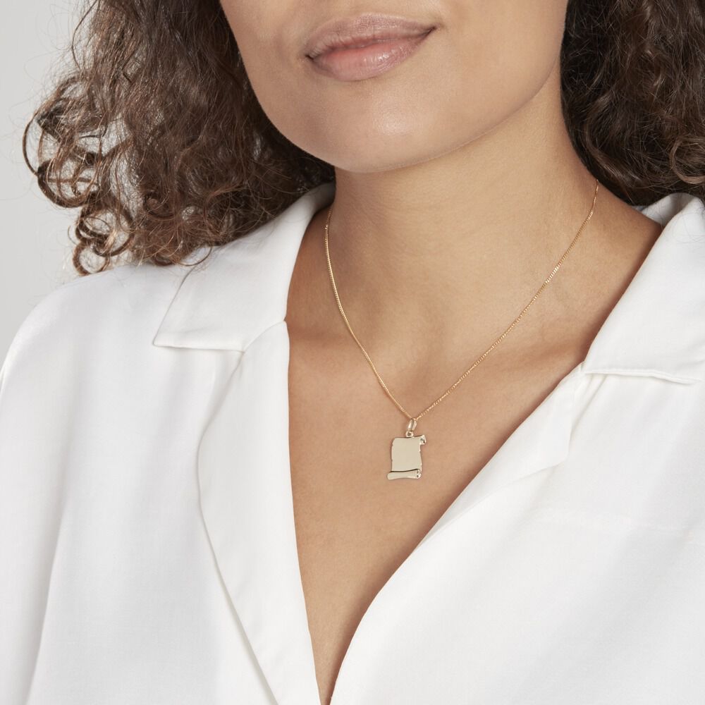 Pendentif Sirona Or Jaune - Bijoux personnalisés Femme | Marc Orian