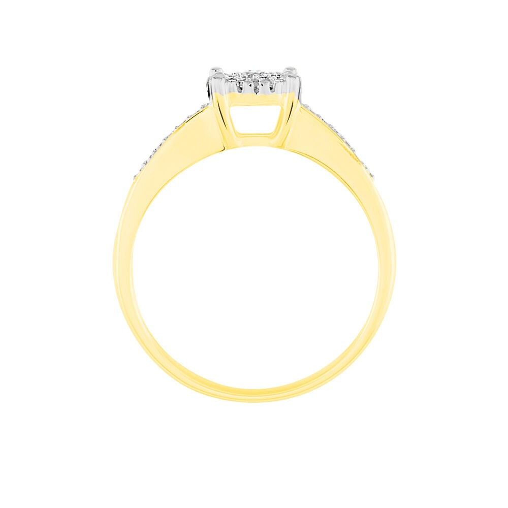 Bague Serena Or Jaune Diamant - Parures de mariage Femme | Marc Orian