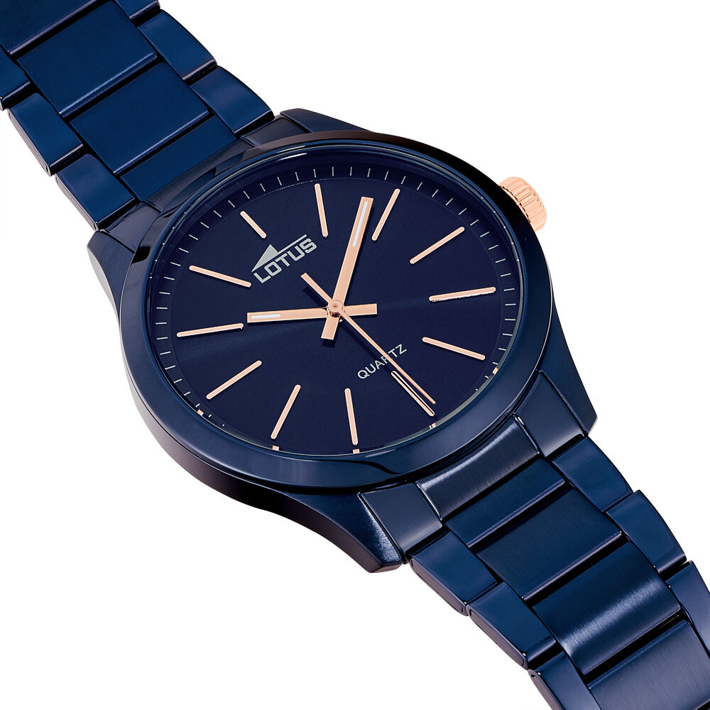 Montre lotus sale bleu