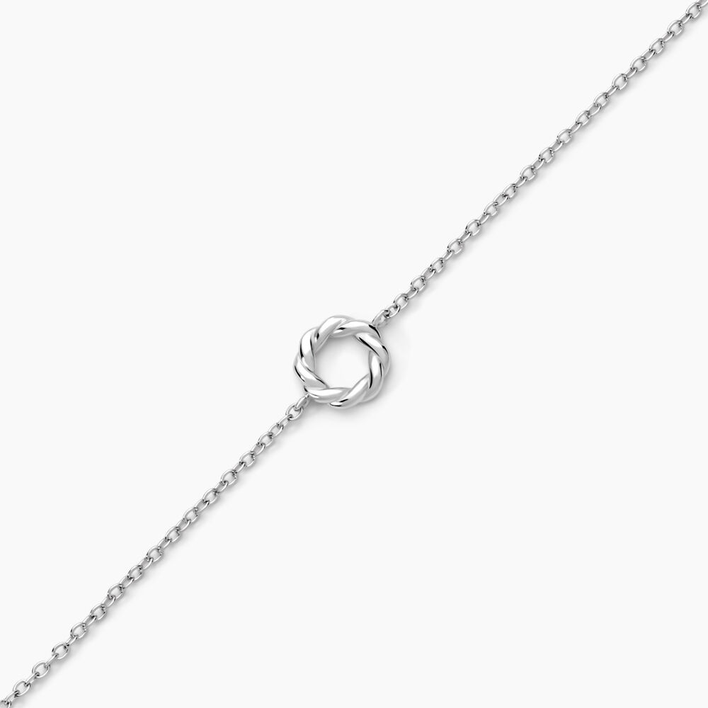 Bracelet Winona Argent Blanc - Bracelets chaînes Femme | Marc Orian