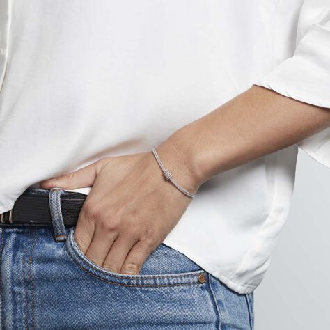 Bracelet Lassy Argent Blanc - Bracelets chaînes Femme | Marc Orian
