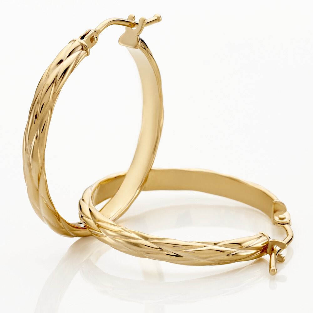 Cr&eacute;oles Vitali Or Jaune - Cr&eacute;oles Femme | Marc Orian