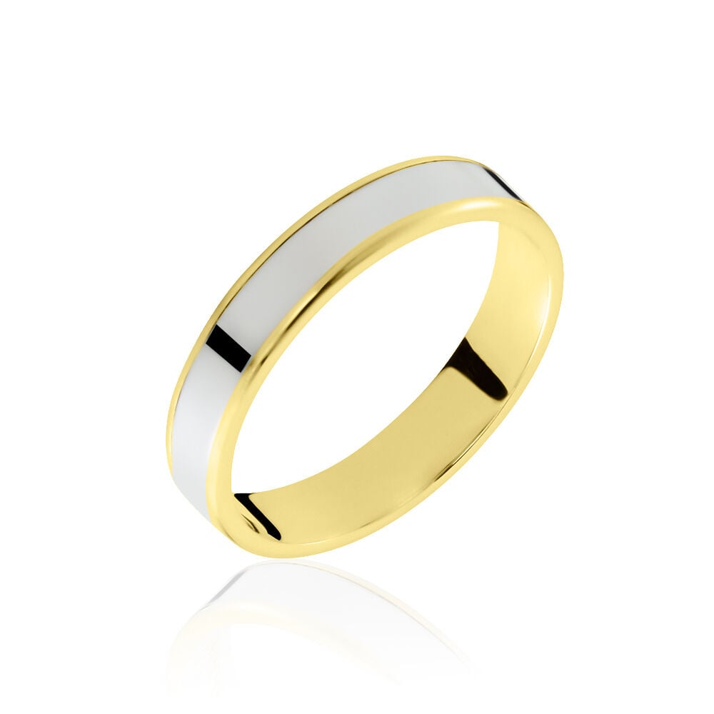 Alliance Hevan Ruban Or Bicolore - Alliances duo Unisex | Marc Orian
