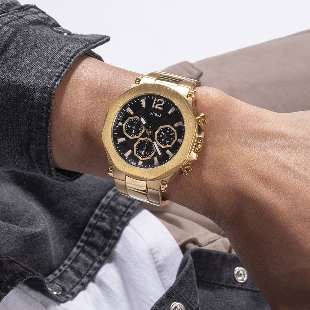 Montre Guess Edge Noir - Montres étanches Homme | Marc Orian