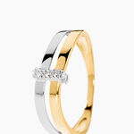 Bague Lisella Or Bicolore Diamant - Bagues pierres pr&eacute;cieuses Femme | Marc Orian