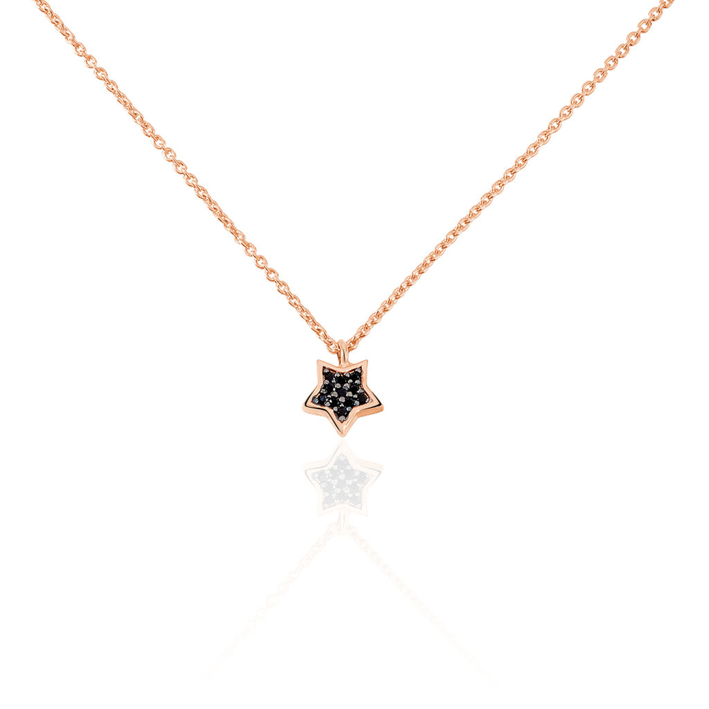 Collier Kathalyne Argent Rose Oxyde De Zirconium - Colliers avec pierres Femme | Marc Orian