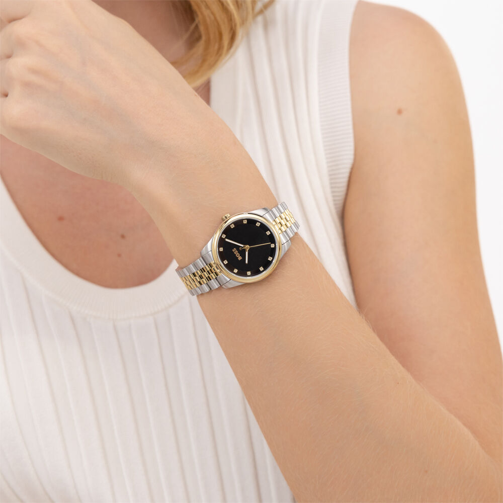 Montre Boss Graceful Precious Noir - Montres Femme | Marc Orian