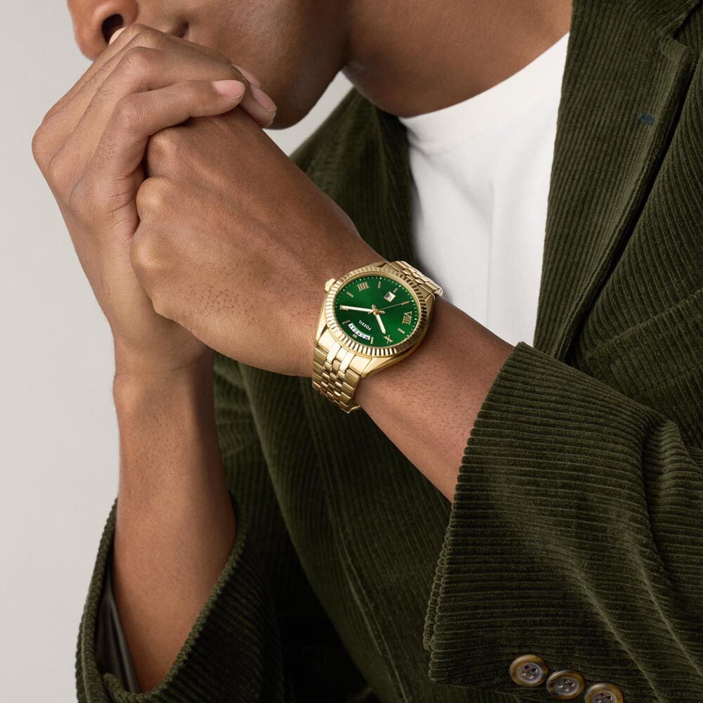 Montre Fossil Campbell Vert - Montres étanches Homme | Marc Orian