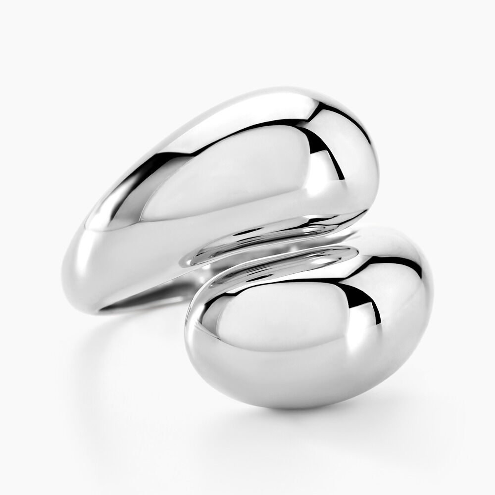 Bague Juste Argent Blanc - Bagues grosses Femme | Marc Orian
