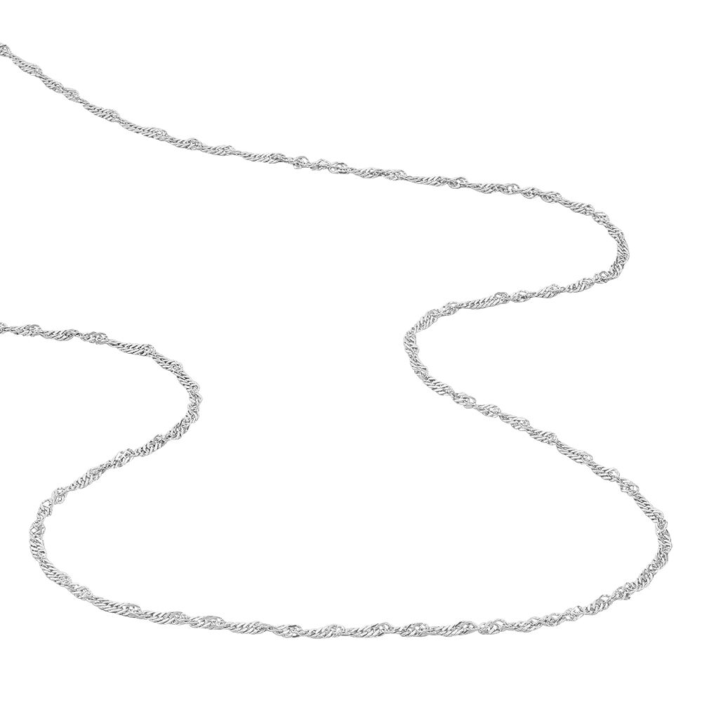 Cha&icirc;ne Shanone Argent Blanc - Colliers fantaisie Femme | Marc Orian