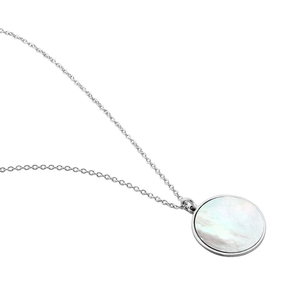 Collier Zoelle Argent Blanc Nacre - Colliers avec pierres Femme | Marc Orian