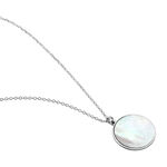 Collier Zoelle Argent Blanc Nacre - Colliers avec pierres Femme | Marc Orian