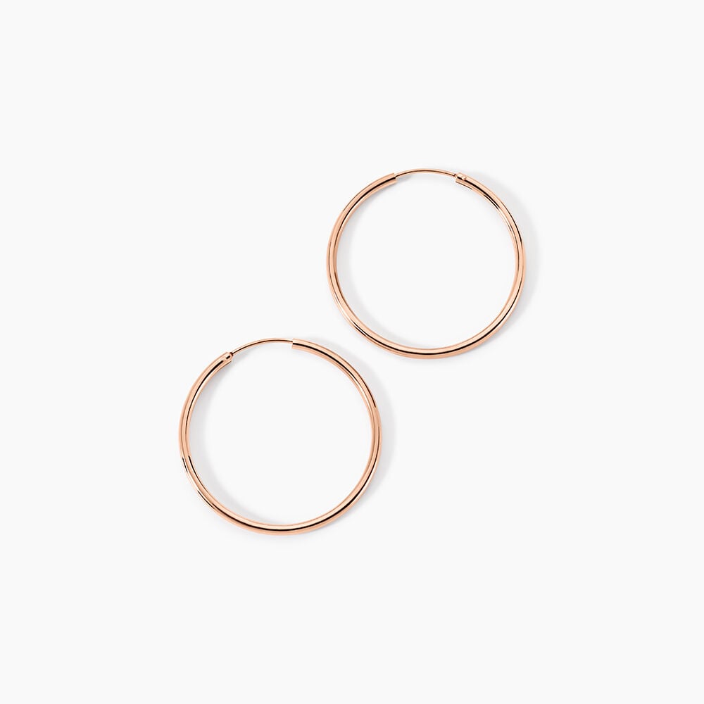 Cr&eacute;oles Argent Rose Olympia - Cr&eacute;oles Femme | Marc Orian