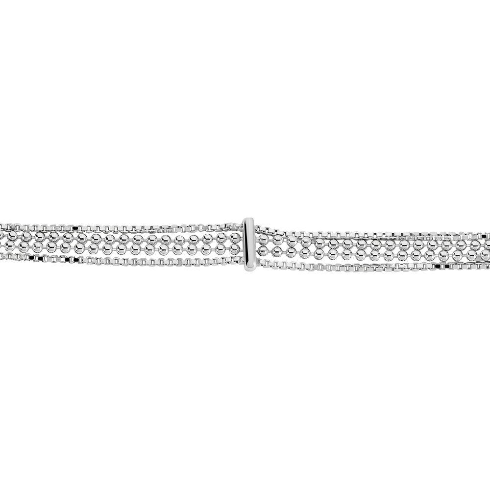 Bracelet Freja Argent Blanc - Bracelets chaînes Femme | Marc Orian