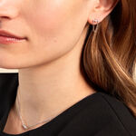 Bijoux D'oreilles Desert Argent Blanc Oxyde De Zirconium - Piercings d'oreilles Femme | Marc Orian