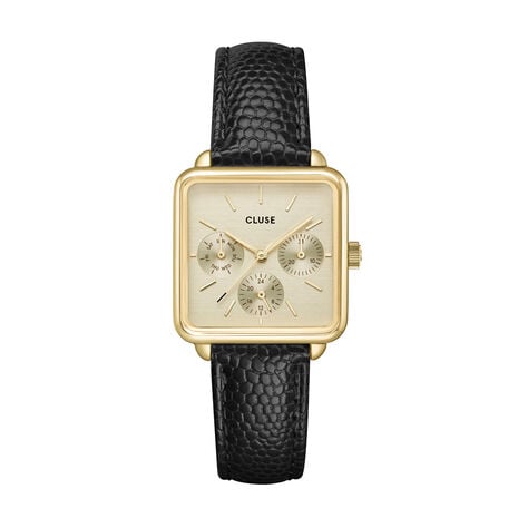 Montre Cluse La Tétragone Multifunction Doré - Montres étanches Femme | Marc Orian