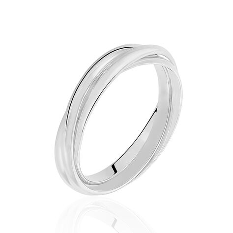 Alliance Filipine Demi Jonc Classique Argent Blanc - Alliances classiques Famille | Marc Orian