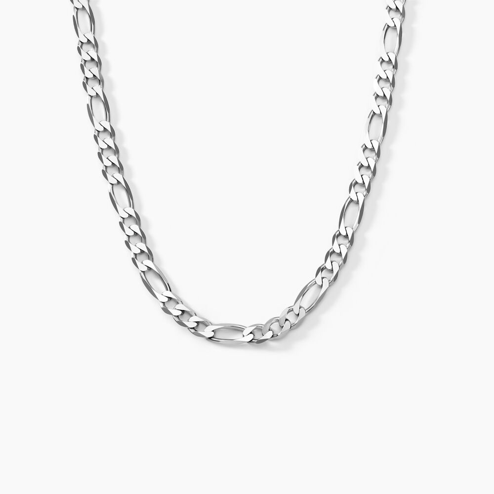 Chaine Vivian Argent Blanc - Chaines Homme | Marc Orian