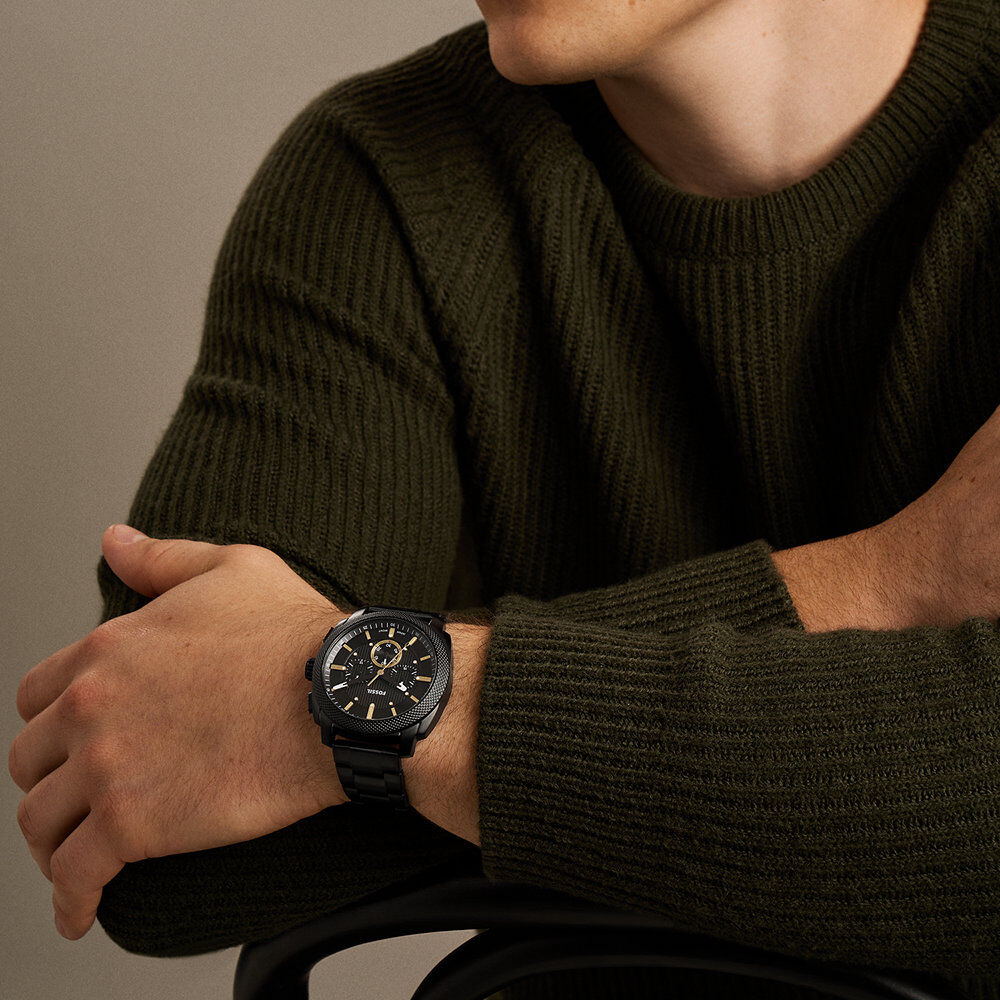 Montre Fossil Machine Noir - Montres &eacute;tanches Homme | Marc Orian