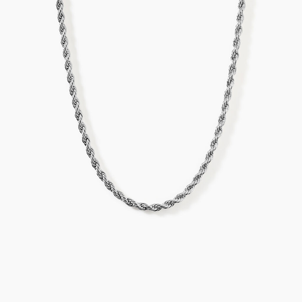 Collier Ambra Acier Blanc - Colliers fantaisie Femme | Marc Orian