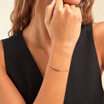 Bracelet Rio Tennis Argent Blanc Oxyde De Zirconium - Bracelets fantaisie Femme | Marc Orian