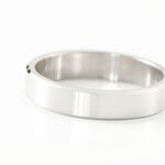 Alliance Inayah Ruban Plat Argent Blanc - Alliances duo Famille | Marc Orian