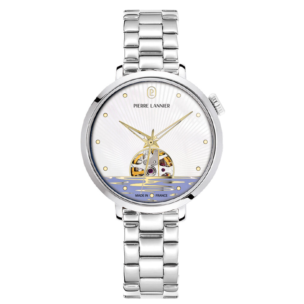 Montre Pierre Lannier Australe Nacre Blanche - Nouveautés Femme | Marc Orian