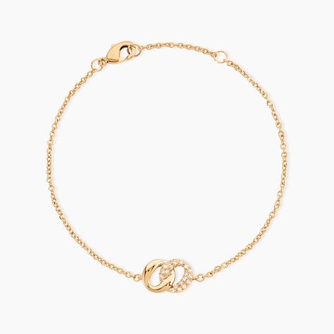 Bracelet Plaqu&eacute; Or Jaune Amato Oxydes De Zirconium - Bracelets fantaisie Femme | Marc Orian